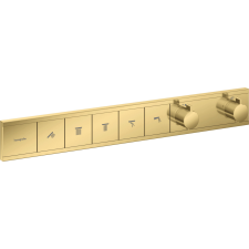 Kád csaptelep Hansgrohe RainSelect vakolat alatti rész nélkül fényezett arany megjelenés 15384990 csaptelep