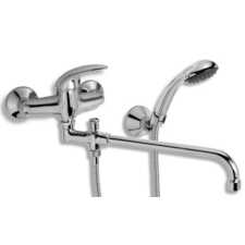 Kád csaptelep Novaservis Metalia 55 zuhanyszettel együtt 150 mm Króm 55036.0 csaptelep