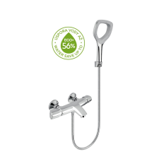 Kád csaptelep Novaservis Metalia ECO+ zuhanyszettel együtt króm 57921.0E csaptelep