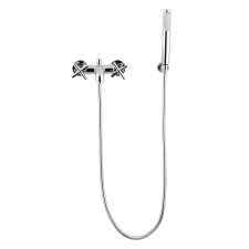  Kád csaptelep Paffoni Cruz zuhanyszettel együtt 150 mm króm QTV023 csaptelep