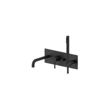  Kád csaptelep Paffoni Light vakolat alatti résszel együtt fekete matt LIG001NO csaptelep