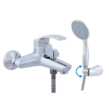  Kád csaptelep RAV SLEZÁK MISSISSIPPI zuhanyszettel együtt 150 mm króm MS054.52 csaptelep