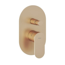  Kád csaptelep Ravak Eleganta vakolat alatti résszel együtt csiszolt rozéarany X070372 csaptelep