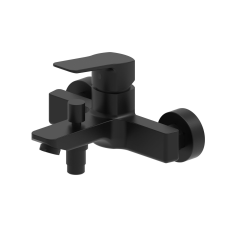 Kád csaptelep SAT Cube Way zuhanyszett nélkül 150 mm fekete matt CU222C csaptelep