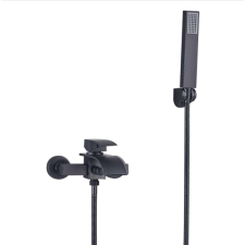  Kádcsaptelep, Blackswan, M52 típus, matt fekete modell, mérete 20 cm csaptelep