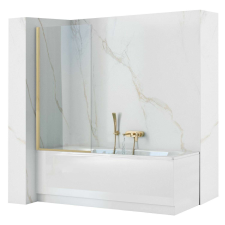 Kádparaván Rea Elegant Gold Brush 70 kád, zuhanykabin