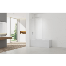 Kádparaván SAT Walk-In Xmotion 150x117,5 cm Fehér SATWIXMVZ150B kád, zuhanykabin