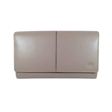 Kadro Carelli Nagyméretű női bőr pénztárca szürke színben