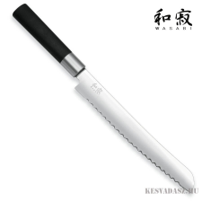 KAI Wasabi Black kenyérvágó kés - 23 cm kés és bárd