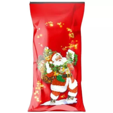 Kajári és Fia Mikulás zacskó puttonyos télapó mintával - 15 x 35 cm ajándéktasak