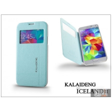 Kalaideng Samsung SM-G900 Galaxy S5 flipes tok - Kalaideng Iceland 2 Series View Cover - turquoise blue tok és táska