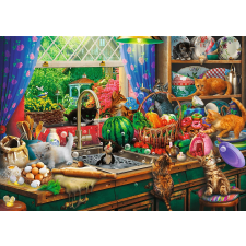 Kalandos cicák prémium 1000 darabos puzzle puzzle, kirakós