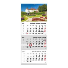 Kalendart 2023-as T074 3 tömb kastély speditőrnaptár (23T7400-004) naptár, kalendárium