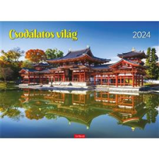 Kalendart 2024-es T093 csodálatos világ falinaptár (24T9300-18F) naptár, kalendárium