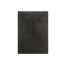 Kalendart Naptár Kft. TopTimer Határidőnapló 2026, T012 B6 (Heti beoszt.) FEKETE határidőnapló