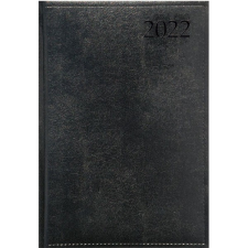  Kalendart Traditional 2022-es T011 B5 heti beosztású fekete határidőnapló határidőnapló