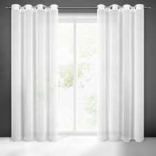  Kalia fényáteresztő függöny Fehér 140x260 cm lakástextília