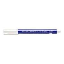 Kalligrafikus marker, STAEDTLER "8325", fehér filctoll, marker