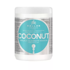  KALLOS COCONUT tápláló, hajerősítő hajpakoló krém 1000 ml (kókuszolajjal) hajbalzsam