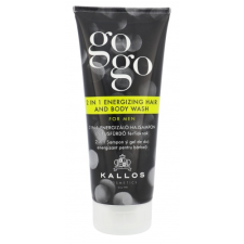 Kallos Cosmetics Gogo 2 in 1 Energizing Hair And Body Wash tusfürdő 200 ml férfiaknak tusfürdők