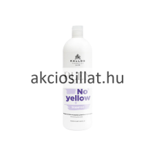 Kallos Plex No Yellow sampon sárga tónusok ellen 1000ml sampon