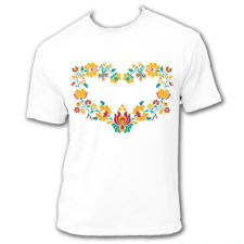  Kalocsai Virágzás Motívum - Turulia Unisex Póló női póló