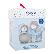 Kaloo Blue ajándékcsomagok testpermet 95 ml + plüssjáték gyermekeknek kozmetikai ajándékcsomag