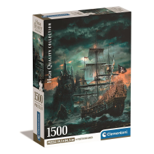 Kalóz hajó Haunted Seas 1500 db-os Compact puzzle Clementoni puzzle, kirakós