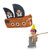  Kalózhajó Pinata