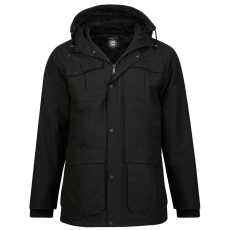  KAM férfi dzseki KV81 téli plus size, Fekete 8XL