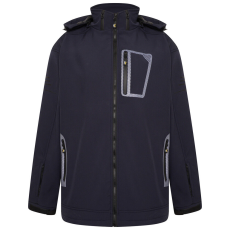  KAM kabát férfi KV39 softshell plus size, 6XL Sötétkék