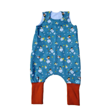  Kamáslis tipegő hálózsák, 1TOG, szuperhős, kék hálózsák, pizsama