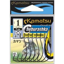 Kamatsu kamatsu cheburashka offset forged 3/0 black nickel big ringed horog