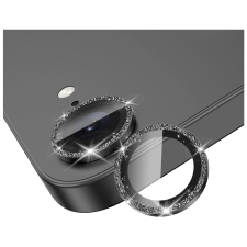 Kameralencse védőkeret - iPhone 16e - Diamond - üveg (1db) mobiltelefon kellék