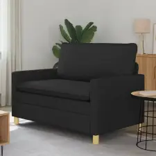  Kanapé Fekete 126 x 81 x 87,5 cm bútor