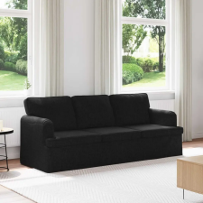  Kanapé Fekete 142 x 80 x 85 cm Fém bútor