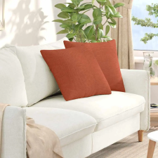  Kanapé párnák 2 pcs Piros Narancs 50 x 50 cm Bársonyos szövet lakástextília