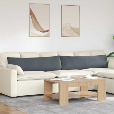  Kanapé párnák 2 pcs Sötétszürke 145 x 40 cm Bársonyos szövet lakástextília