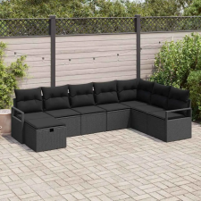 Kanapé Szett párnával 6 pcs polirattan kerti bútor