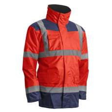  KANATA 4/1 HI-VIZ PIROS/KÉK PE KABÁT_M