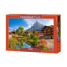 Kandersteg, Svájc - 500 darabos puzzle puzzle, kirakós