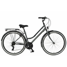 KANDS ® Galileo Női kerékpár 28 kerék, Grafit 17 coll - 150-167 cm magasság city kerékpár