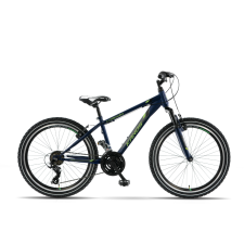 KANDS ® Lorenzo Gyerek kerékpár 24 130-165 cm magasság, Zöld gyermek kerékpár