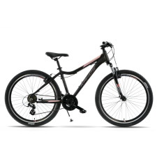 KANDS ® Slim-R Női kerékpár Alumínium 26" kerék -  Fekete/Zöld,  16 coll - 150-165 cm magasság city kerékpár