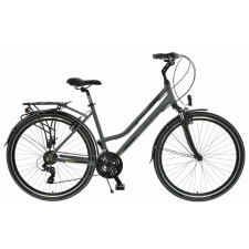 KANDS ® Travel-X Női kerékpár Alumínium 28, Grafit 17 coll - 150-167 cm magasság city kerékpár