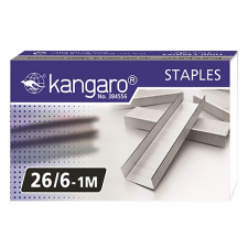 Kangaro Tűzőkapocs kangaro 26/6 1000/dob gemkapocs, tűzőkapocs
