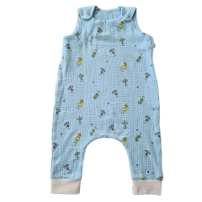  Kánikula tipegő hálózsák, 0.5 TOG, robot, világoskék hálózsák, pizsama