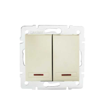 KANLUX 24961 DOMO 01-1120-230 Jelzőfényes csillárkapcsoló 10AX - 250V~ villanyszerelés
