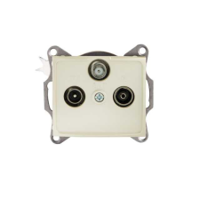 KANLUX 24984 DOMO 01-1350-030 Antenna csatlakozó TV/R/SAT aljzat, végzáró villanyszerelés