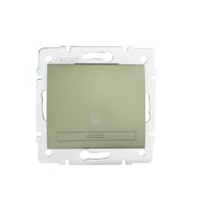 KANLUX 25012 DOMO 01-1030-250 Csengő nyomókapcsoló 10AX - 250V~ villanyszerelés